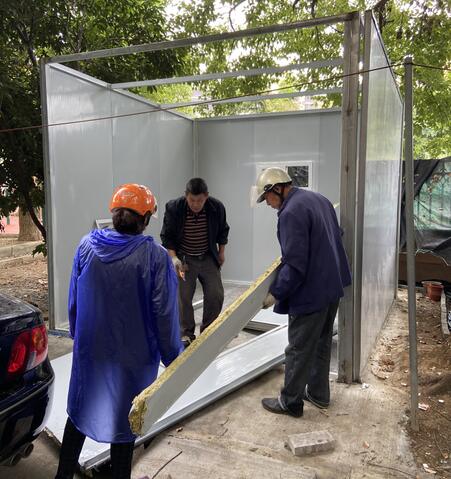 馨康苑社區(qū)：?？翟沸^(qū)違規(guī)搭建拆除