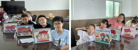 新時代文明實踐丨濱淮村:紐扣“畫”說黨史 獻(xiàn)禮建黨百年