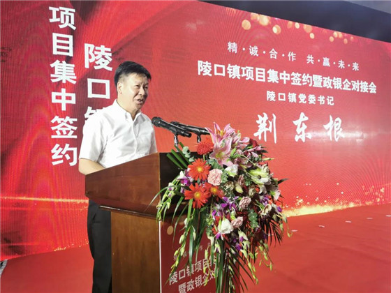 江蘇丹陽陵口鎮(zhèn)開展項(xiàng)目集中簽約暨政銀企對(duì)接會(huì)