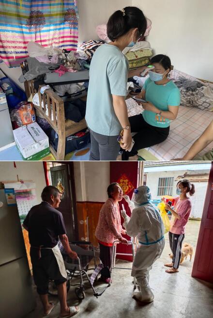 荊劉村方芳：亮麗“網(wǎng)格藍(lán)”守好疫情防控“責(zé)任田”